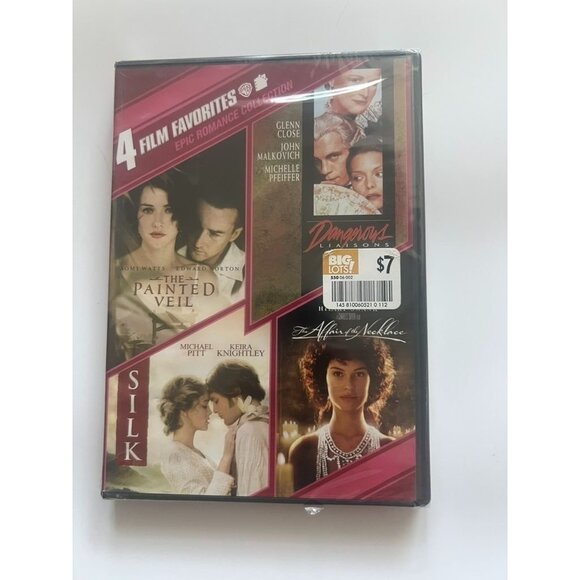 4-Film Favorites: Epic Romance Collection (DVD) | NEW Sealed | Dangerous Liaison - Picture 1 of 2